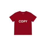 COPY Çocuk Tişört — Kırmızı — ön görünüm