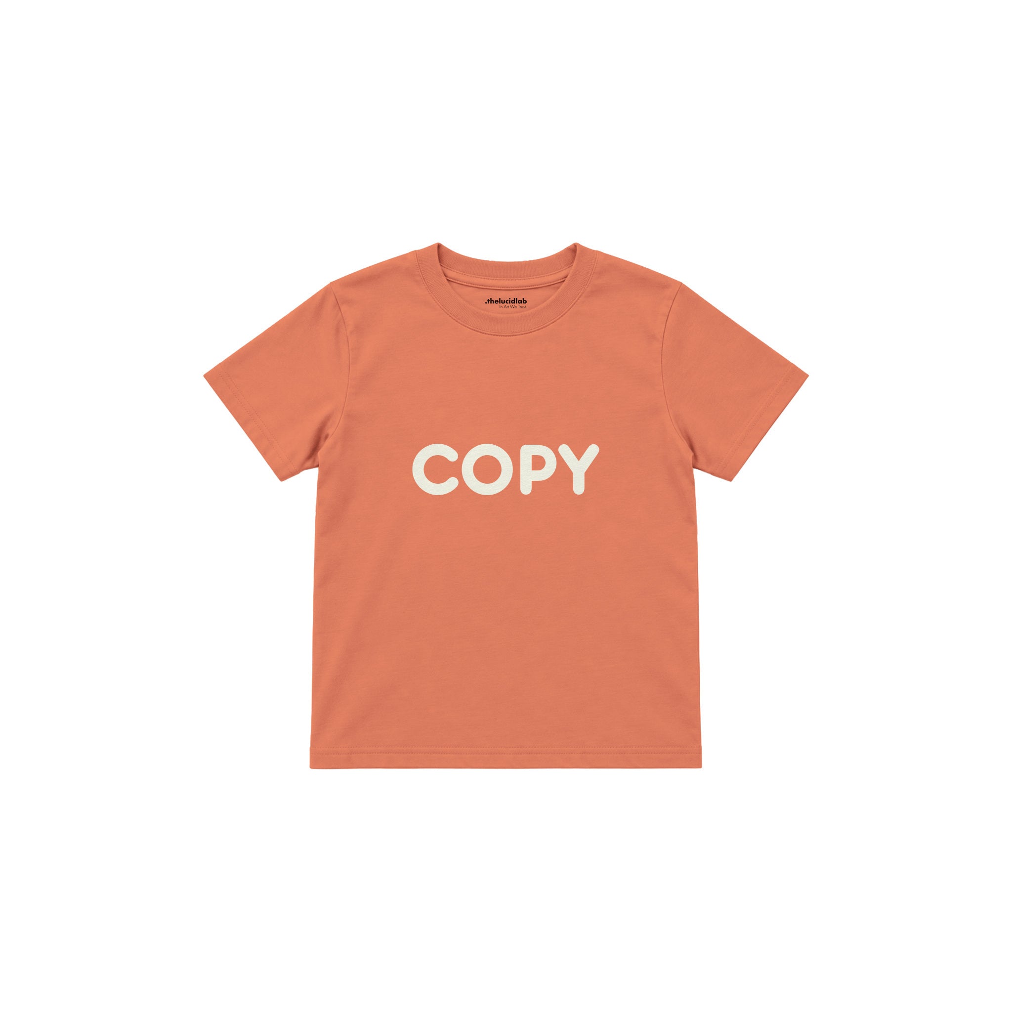 COPY Çocuk Tişört — Somon — ön görünüm