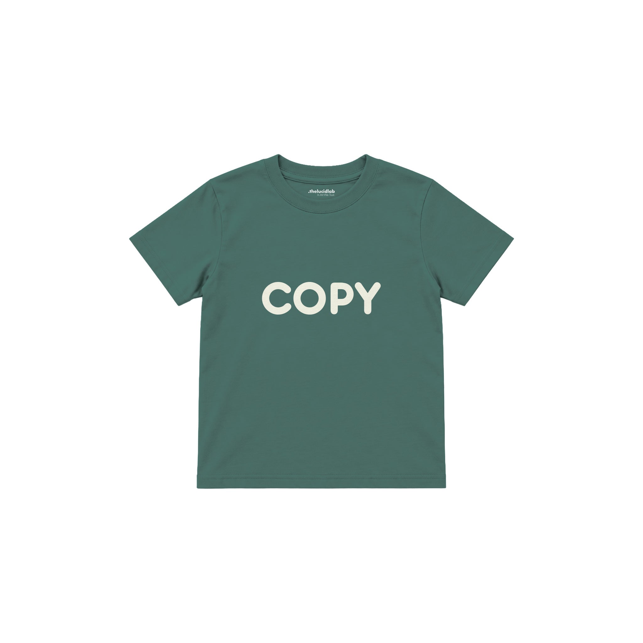 COPY Çocuk Tişört — Yeşil — ön görünüm