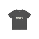COPY Çocuk Tişört — Antrasit — ön görünüm