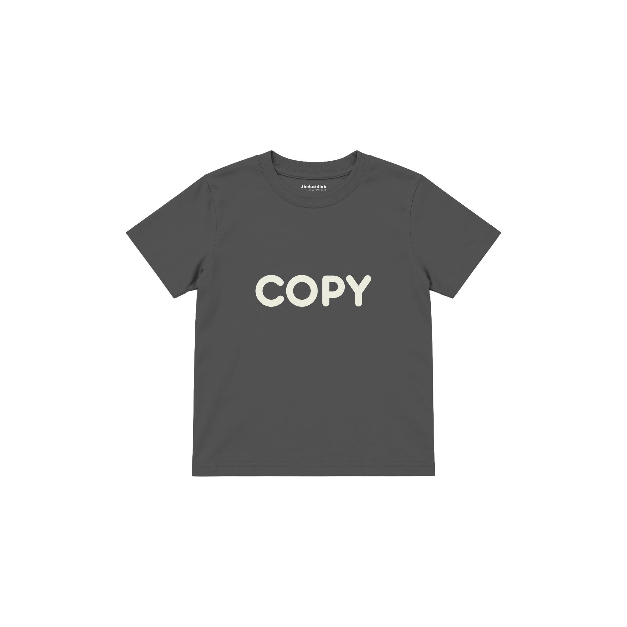 COPY Çocuk Tişört — Antrasit — ön görünüm