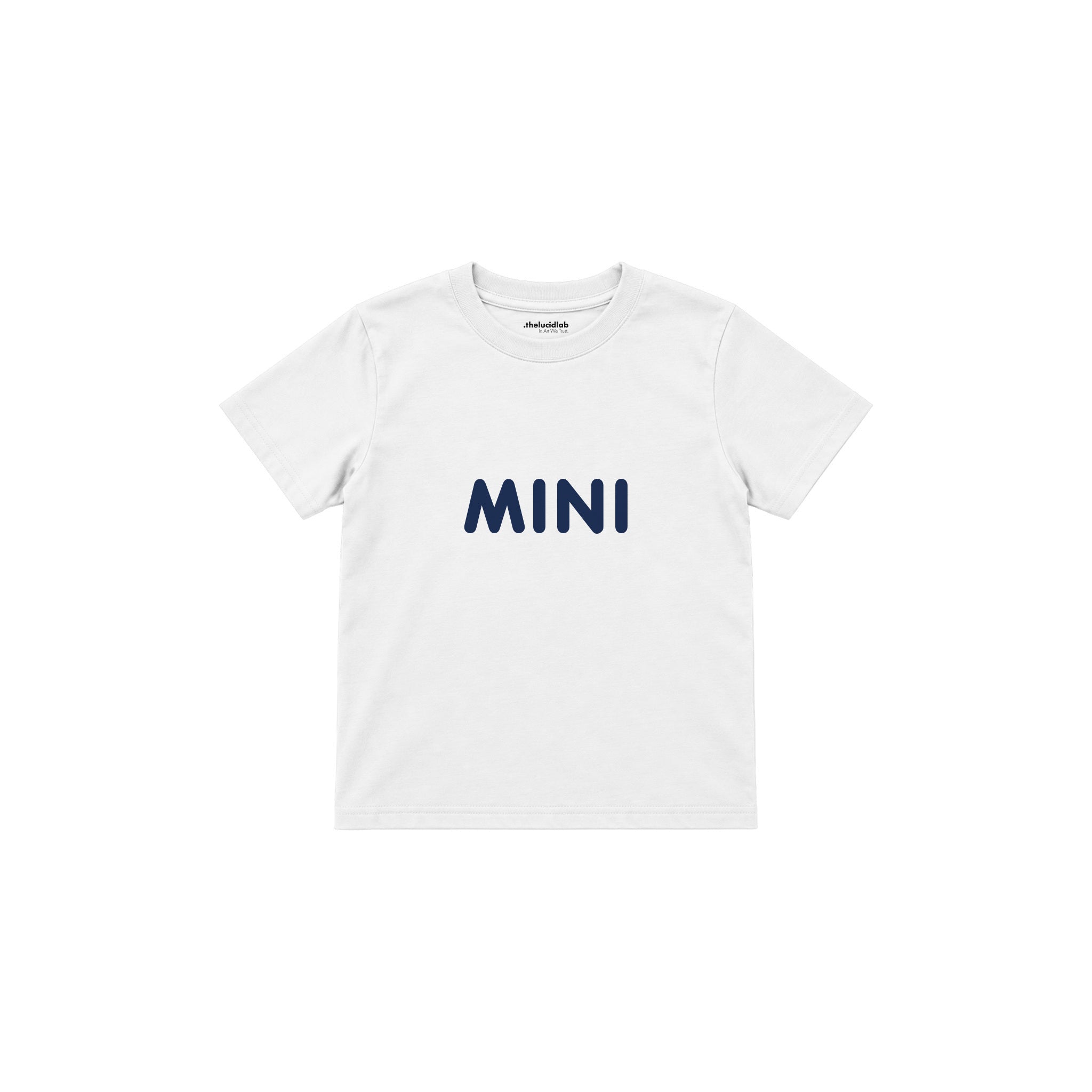 MINI Çocuk Tişört — Beyaz — ön görünüm