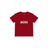 MINI Çocuk Tişört — Kırmızı — ön görünüm