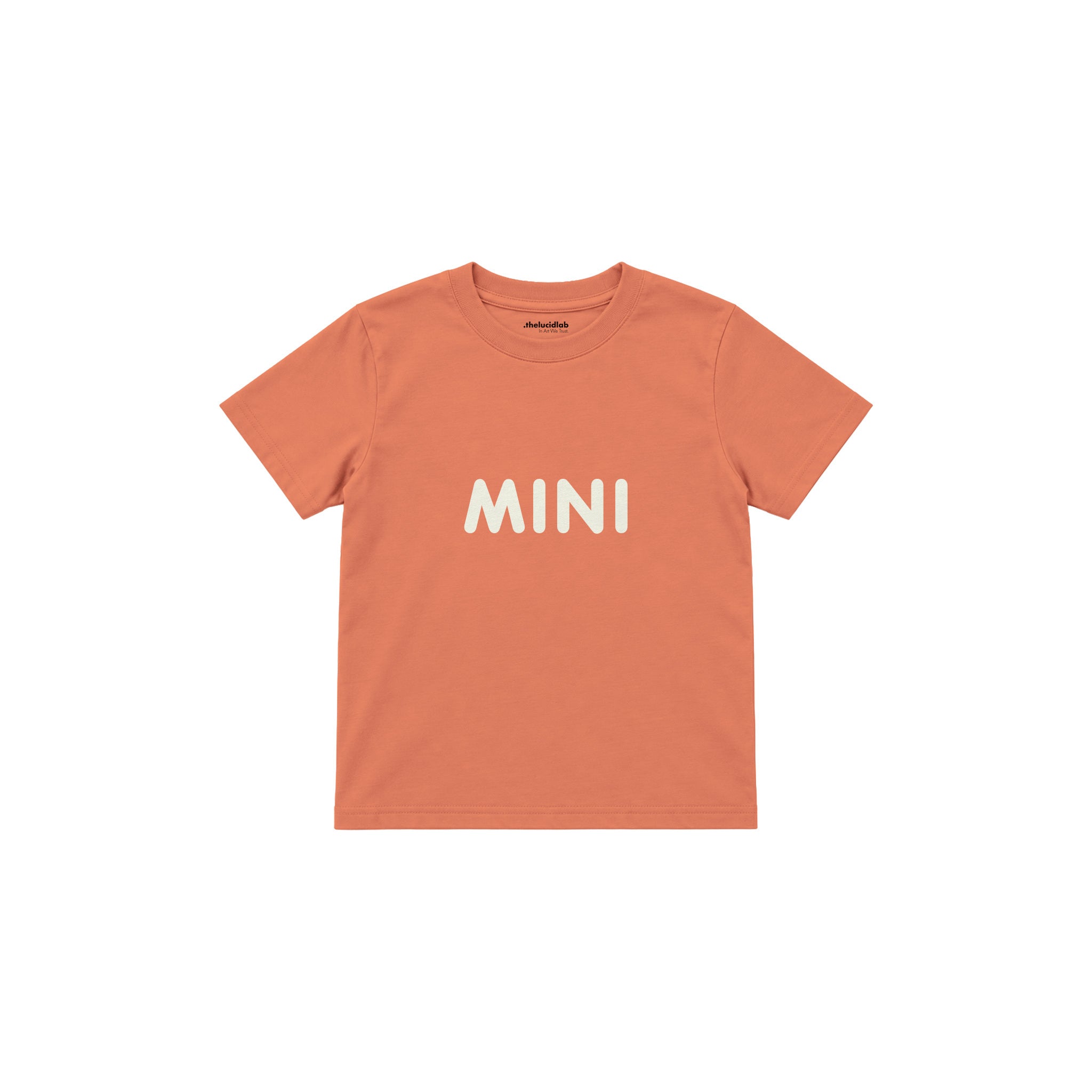 MINI Çocuk Tişört — Somon — ön görünüm