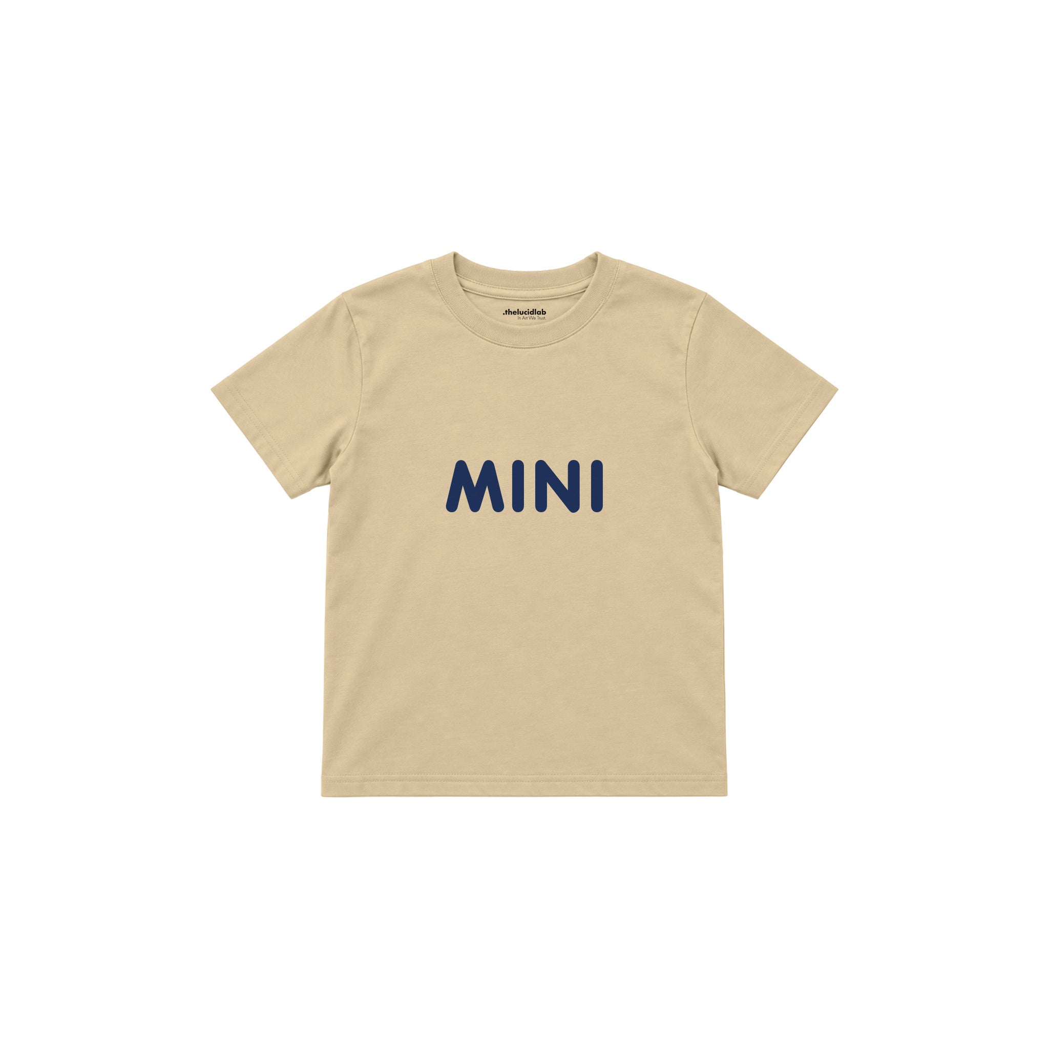 MINI Çocuk Tişört — Krem — ön görünüm
