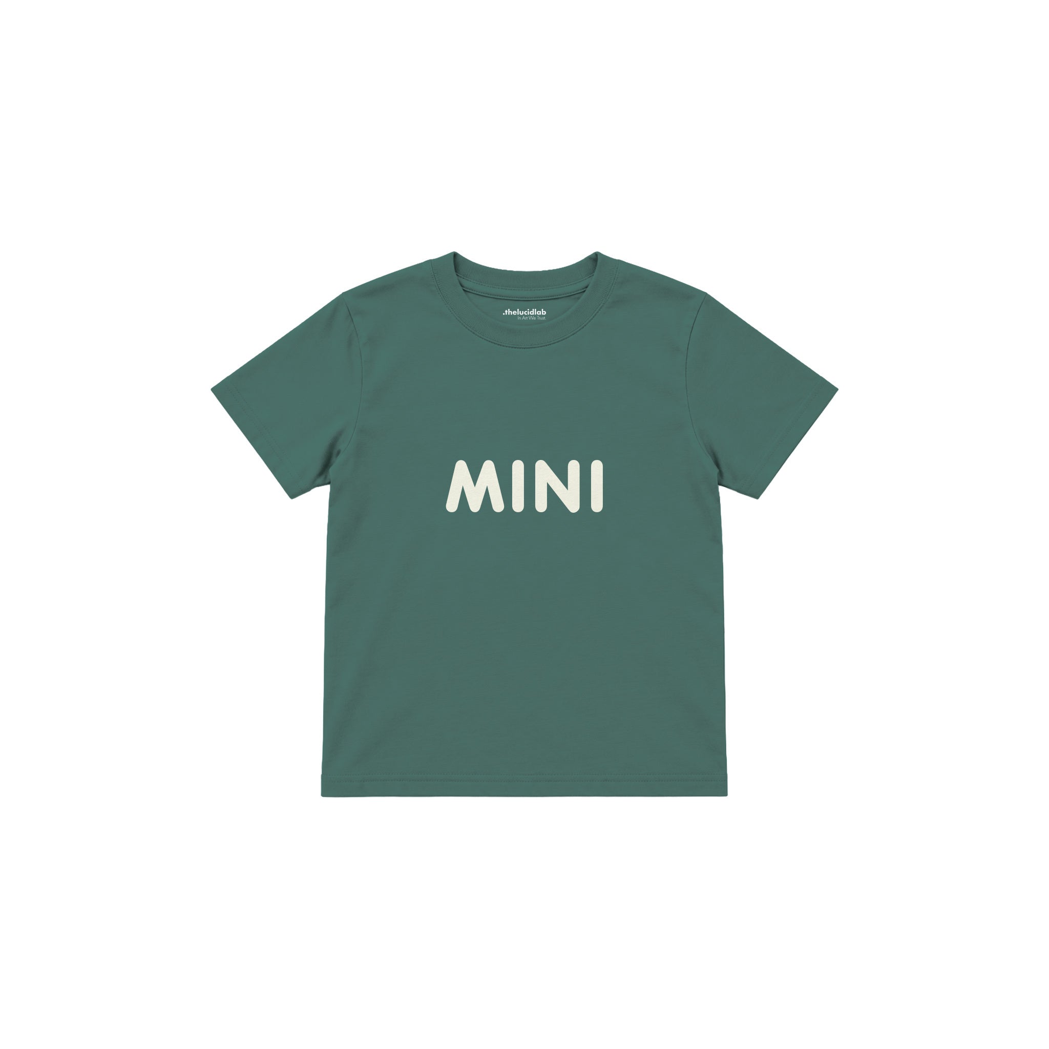 MINI Çocuk Tişört — Yeşil — ön görünüm