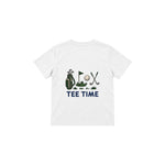 Tee Time Çocuk Tişört — Beyaz — arka görünüm