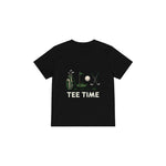 Tee Time Çocuk Tişört — Siyah — arka görünüm