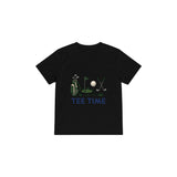Tee Time Çocuk Tişört — Siyah — arka görünüm