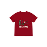 Tee Time Çocuk Tişört — Kırmızı — arka görünüm