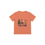 Tee Time Çocuk Tişört — Somon — arka görünüm
