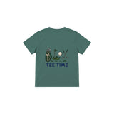 Tee Time Çocuk Tişört — Yeşil — arka görünüm