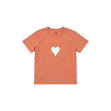 Little Heart Çocuk Tişört — Somon — ön görünüm