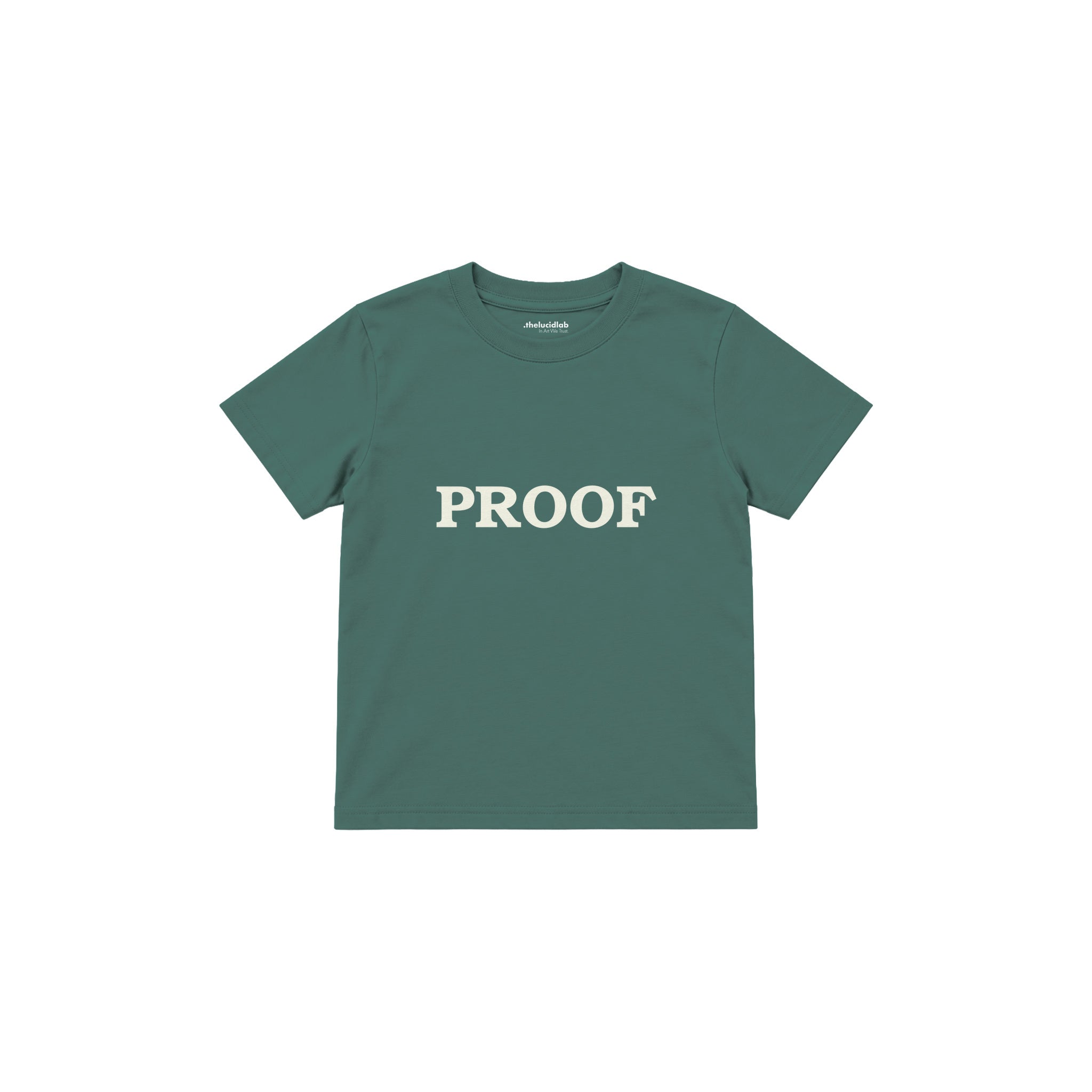 Proof Çocuk Tişört — Yeşil — ön görünüm