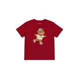 Roller Bear Çocuk Tişört — Kırmızı — ön görünüm