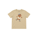 Roller Bear Çocuk Tişört — Krem — ön görünüm