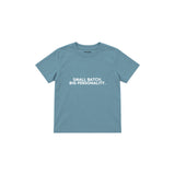 Limited Edition Çocuk Tişört — Çelik Mavi — ön görünüm