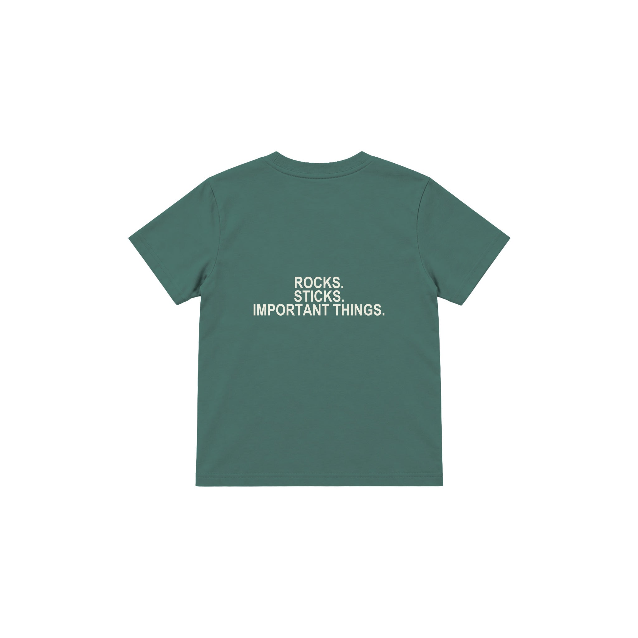 Pocket Treasures Çocuk Tişört — Yeşil — arka görünüm