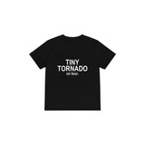 Tiny Tornado Çocuk Tişört — Siyah — arka görünüm