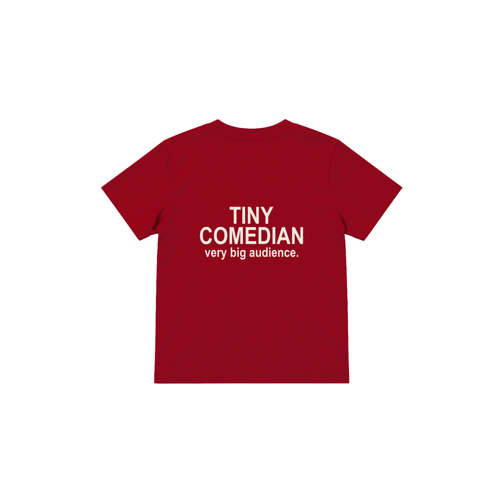 Tiny Comedian Çocuk Tişört — Kırmızı — arka görünüm