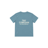 Tiny Comedian Çocuk Tişört — Çelik Mavi — arka görünüm