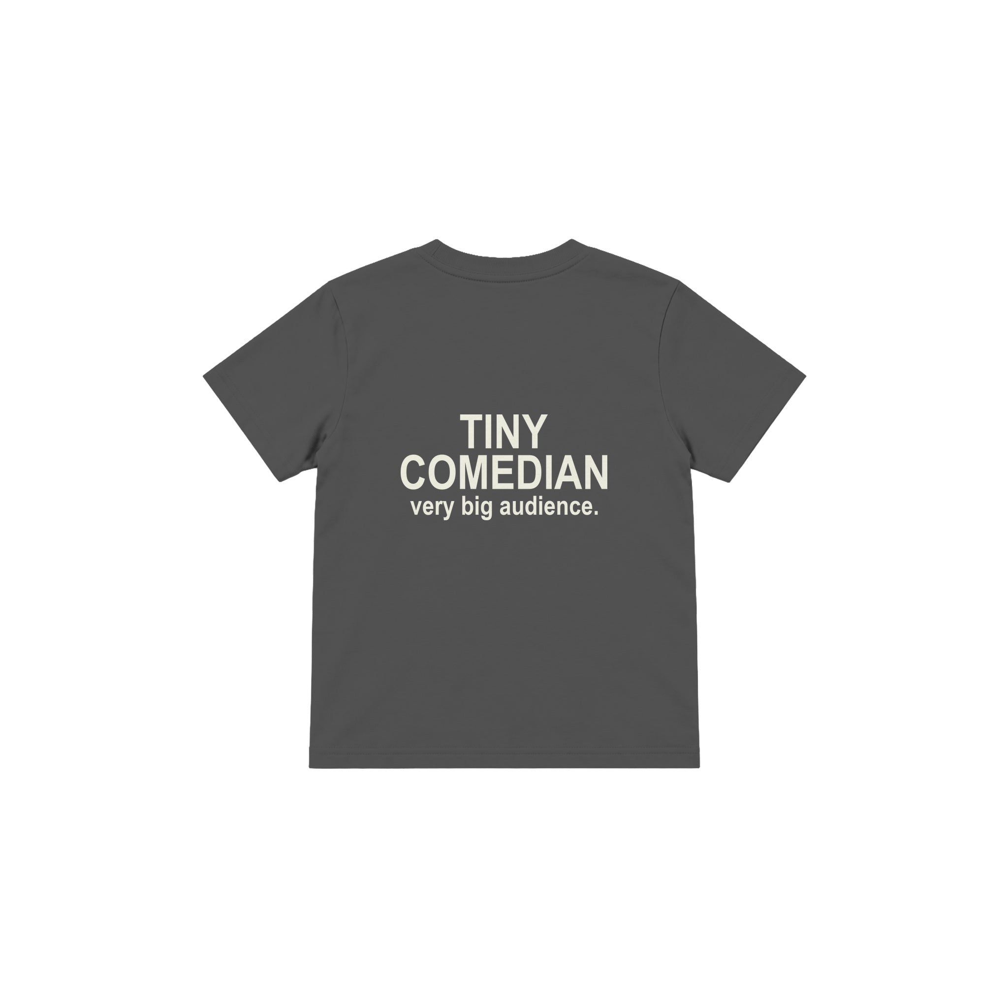 Tiny Comedian Çocuk Tişört — Antrasit — arka görünüm
