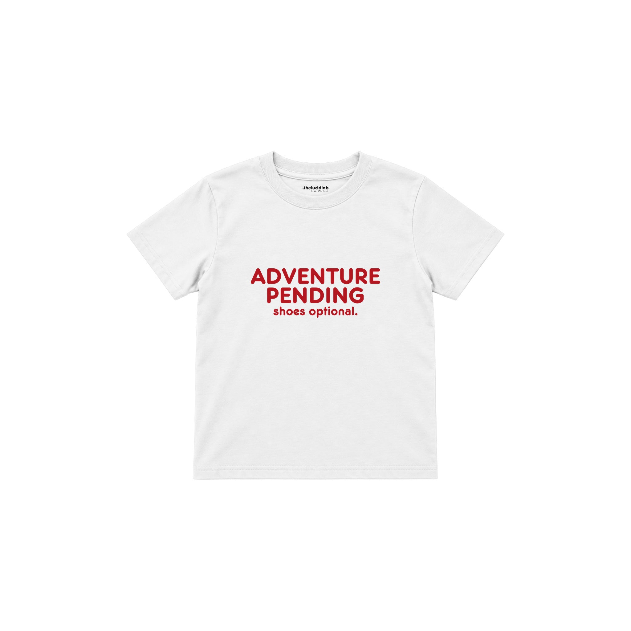 Adventure Pending Çocuk Tişört — Beyaz — ön görünüm
