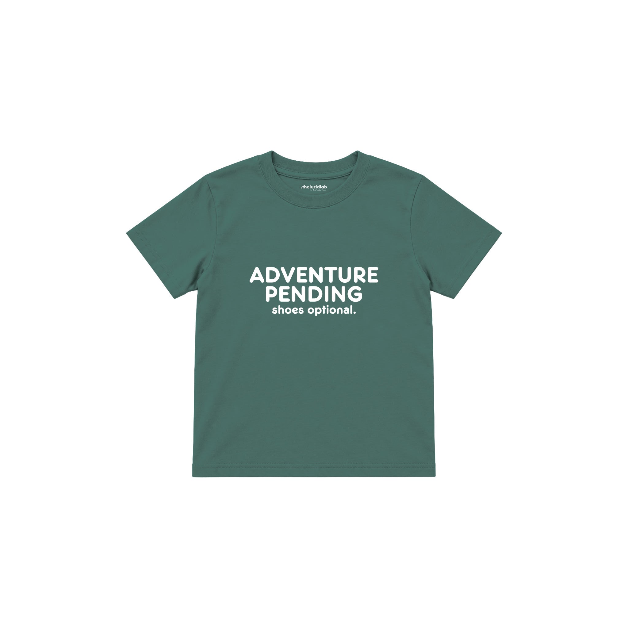Adventure Pending Çocuk Tişört — Yeşil — ön görünüm