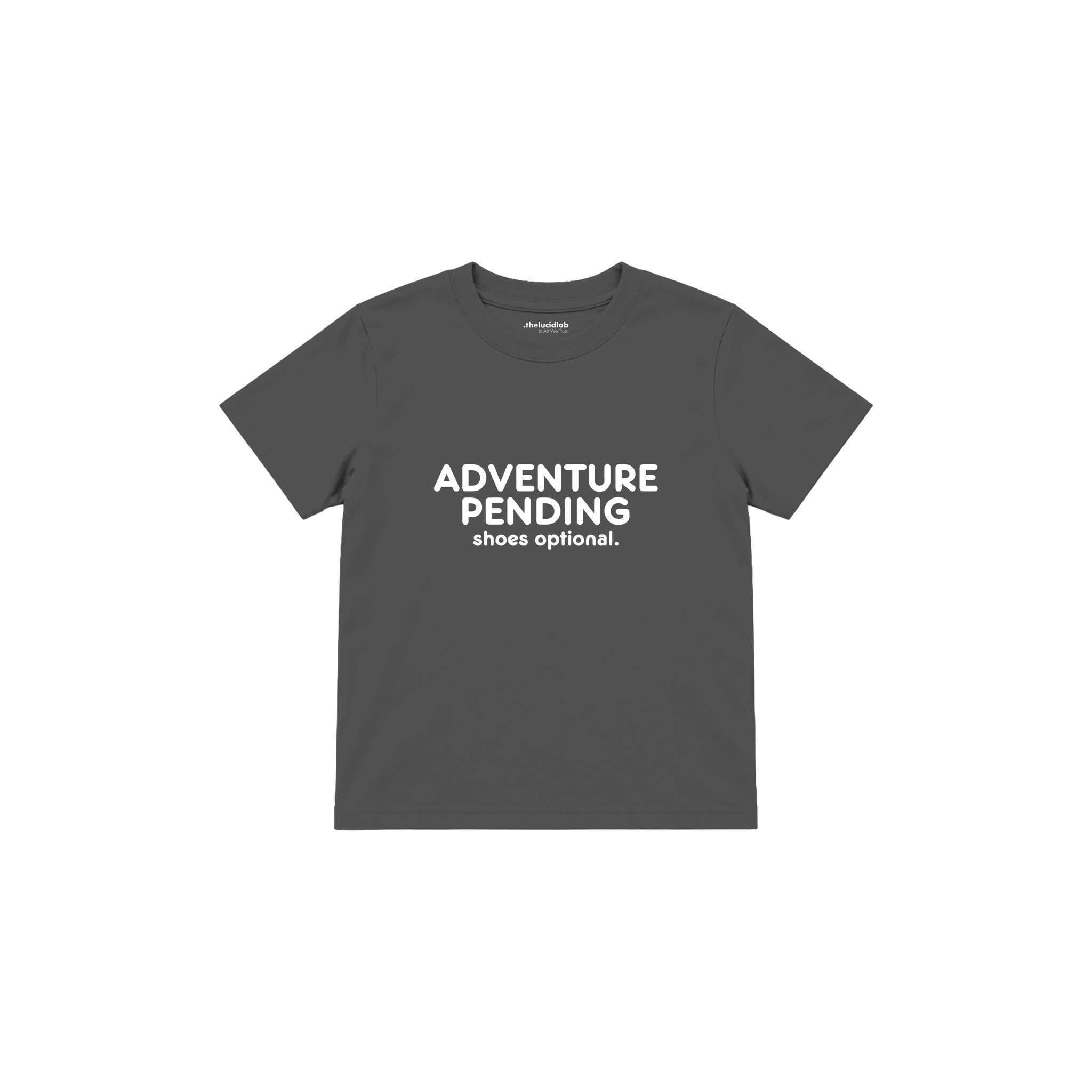 Adventure Pending Çocuk Tişört — Antrasit — ön görünüm