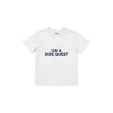 Side Quest Çocuk Tişört — Beyaz — ön görünüm