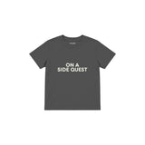 Side Quest Çocuk Tişört — Antrasit — ön görünüm