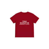 Tiny Rockstar Çocuk Tişört — Kırmızı — arka görünüm