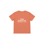 Tiny Rockstar Çocuk Tişört — Somon — arka görünüm