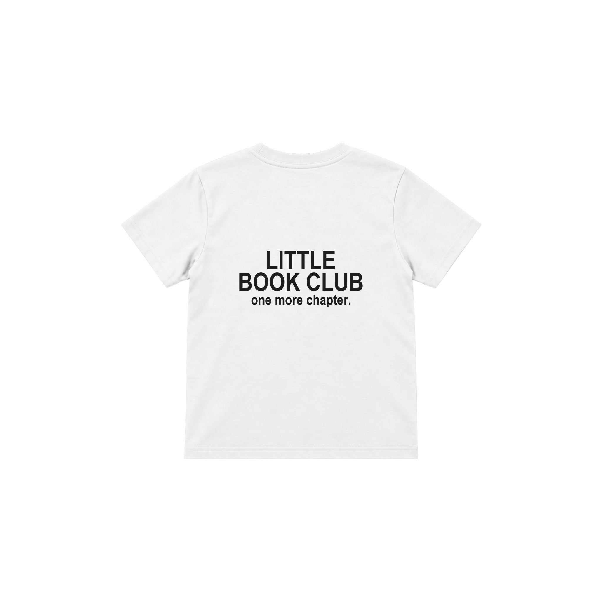 Little Book Club Çocuk Tişört — Beyaz — arka görünüm
