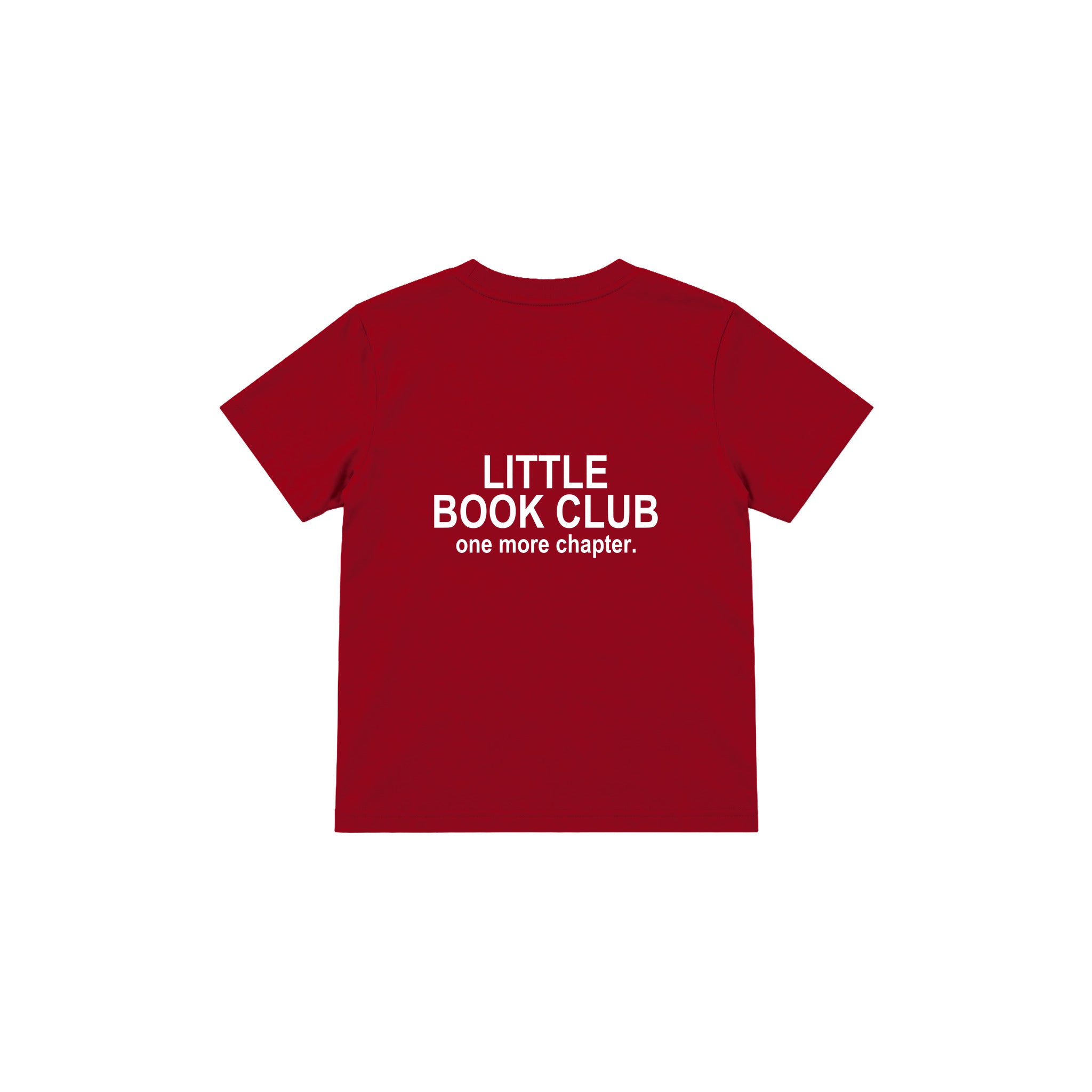 Little Book Club Çocuk Tişört — Kırmızı — arka görünüm