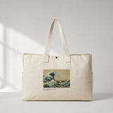 Kanagawa Oki Nami Ura Daily Tote Bag