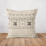 Light Aztec - Etnik Desenli Çift Taraflı Kırlent Kılıfı 2 Adet