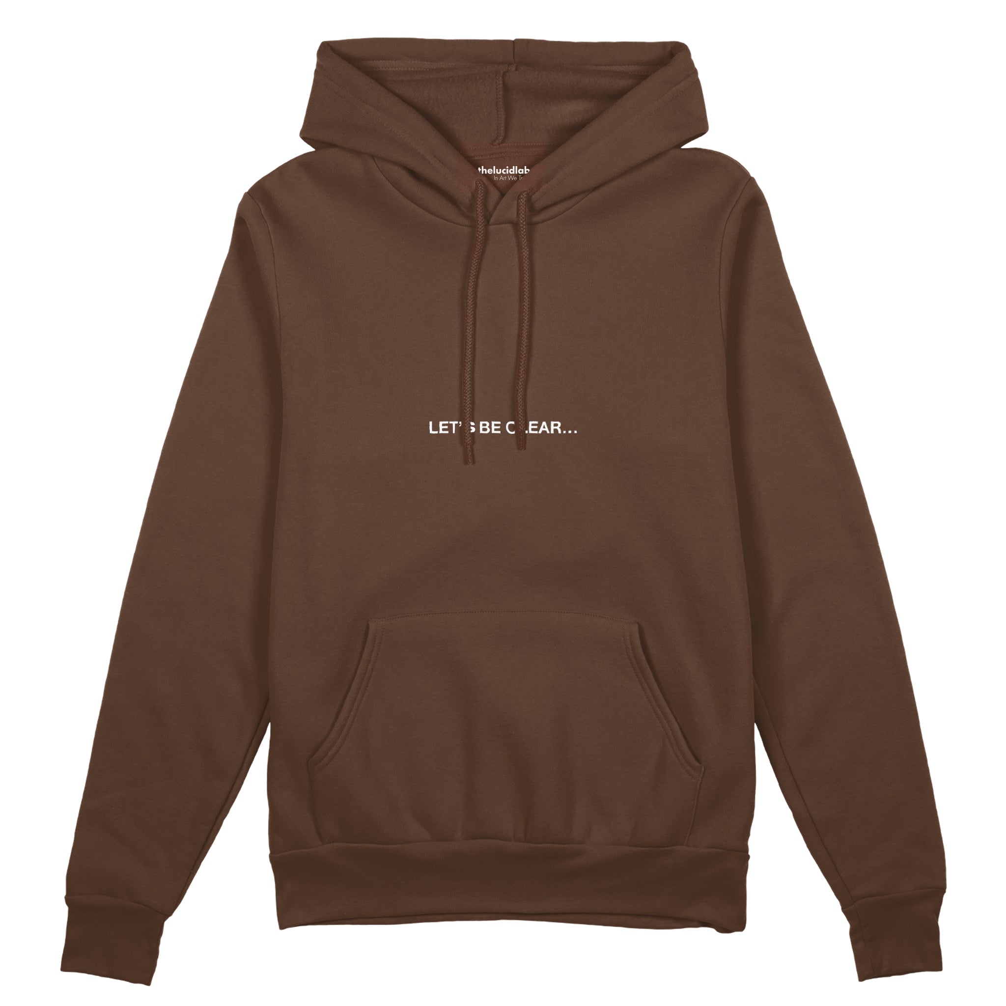 I Support LGBTQ Oversize Hoodie – Kahverengi – ön görünüm