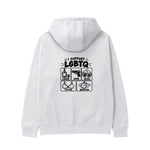 I Support LGBTQ Hoodie – Beyaz – arka görünüm
