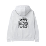 I Support LGBTQ Hoodie – Beyaz – arka görünüm