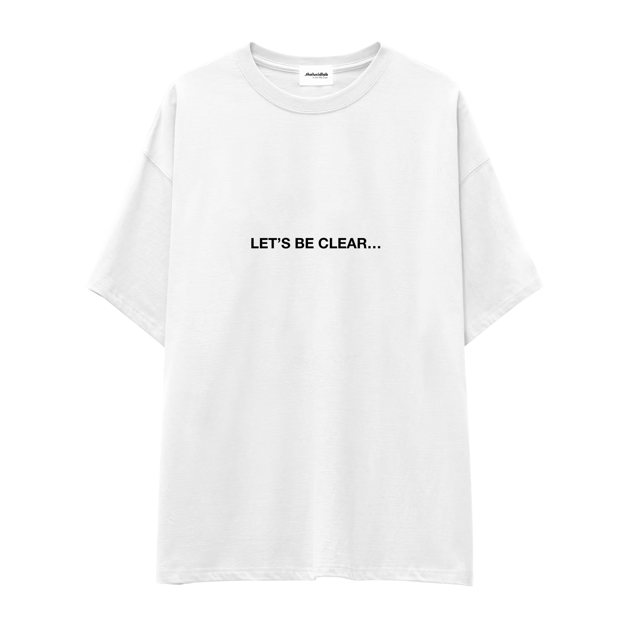 LGBTQ-oversize — Beyaz — ön görünüm
