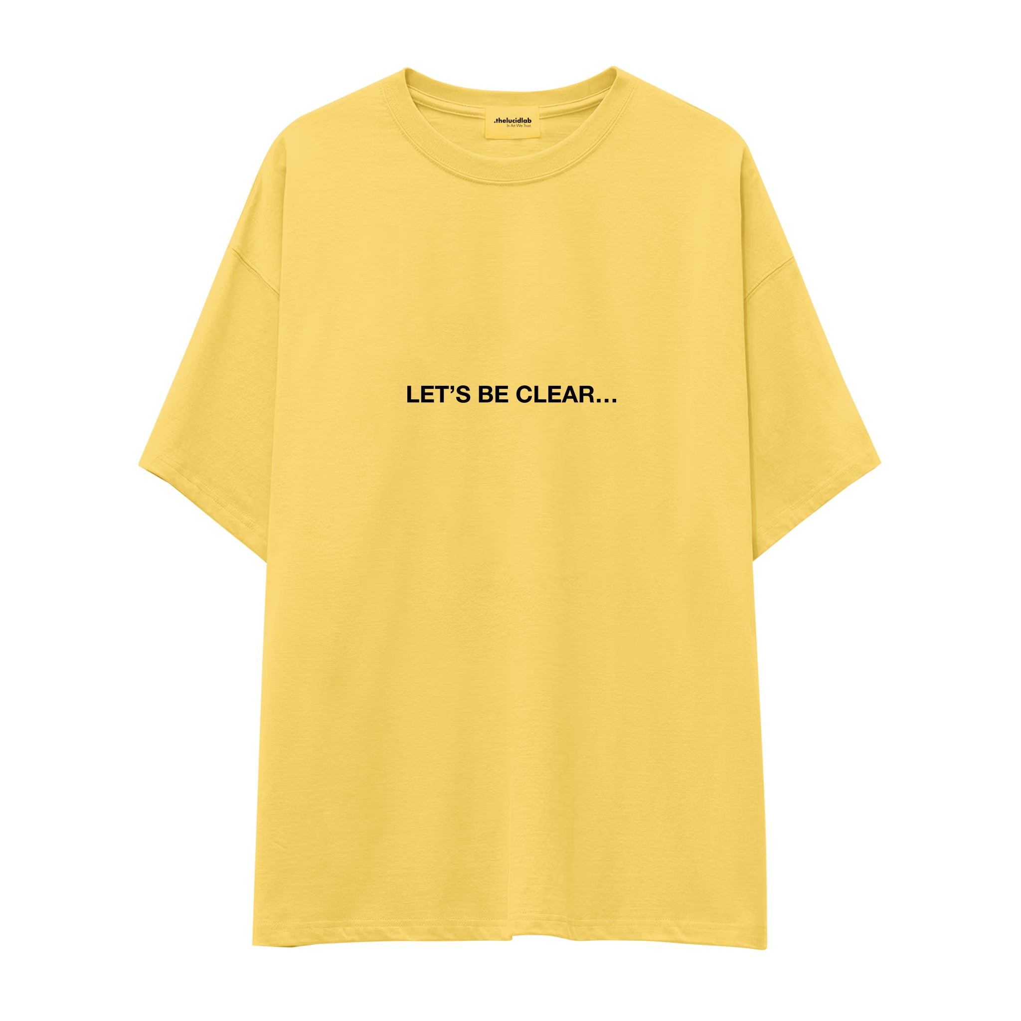 LGBTQ-oversize — Sarı — ön görünüm