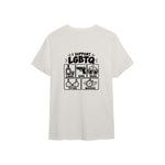 I Support LGBTQ Tişört — Ekru — arka görünüm