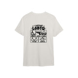 I Support LGBTQ Tişört — Ekru — arka görünüm