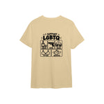 I Support LGBTQ Tişört — Krem — arka görünüm