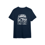 I Support LGBTQ Tişört — Lacivert — arka görünüm