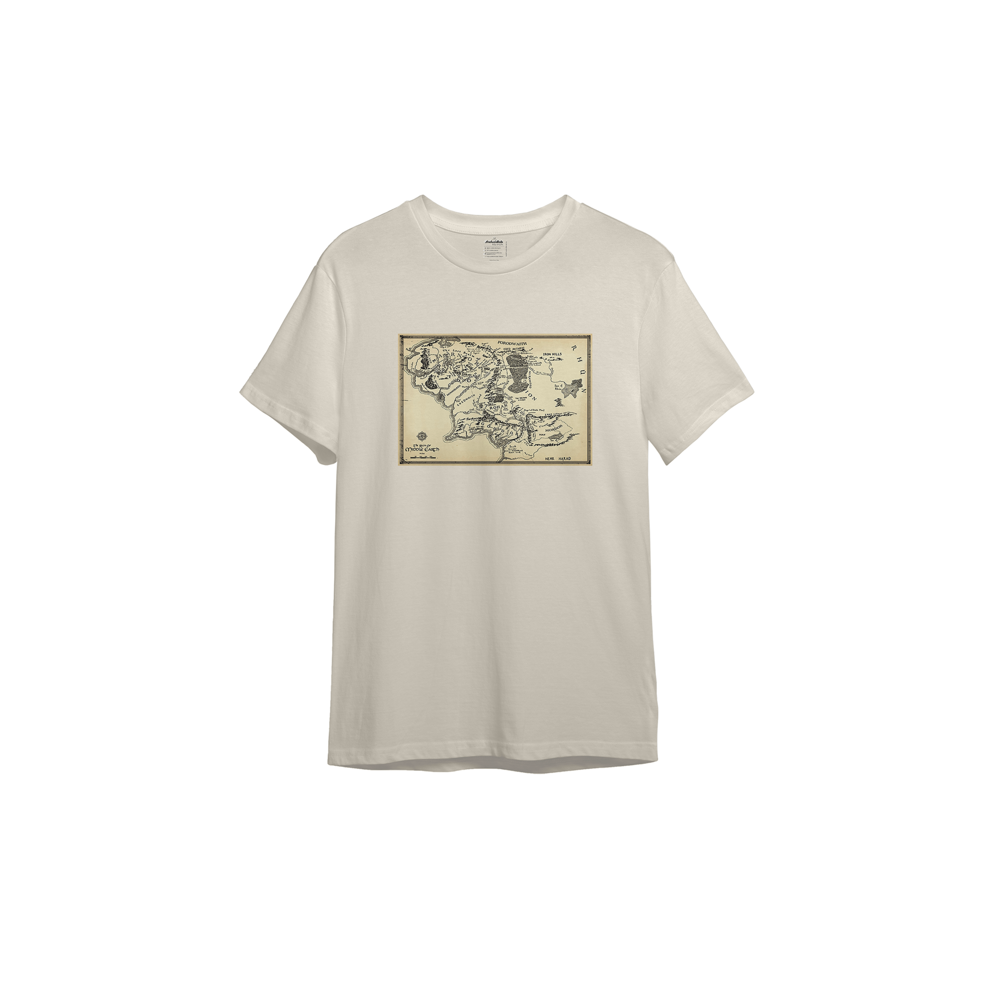 Yüzüklerin Efendisi Orta Dünya Haritası - Lord Of The Rings Tişört