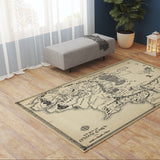 Lord of the Rings Middle Earth Map - Lord Of The Rings Carpet