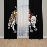 Ninja Cat - Cat Background Curtain