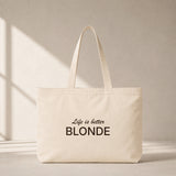 Life is better Blonde Club Tote Bag